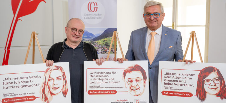 Gemeindebund-Kampagne: „Auf uns kommt’s an. Engagement in der Gemeinde zahlt sich aus“